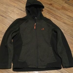 Vertical '9 hooded coat